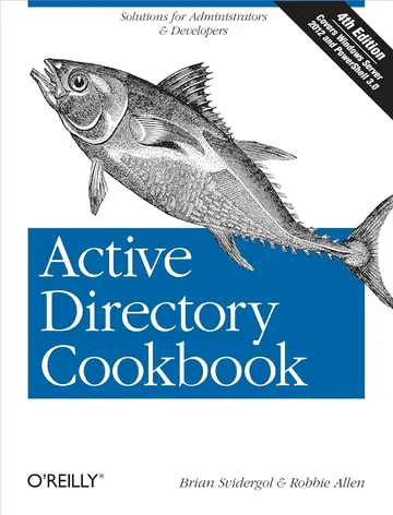 Active Directory Cookbook by Brian Svidergol, book cover