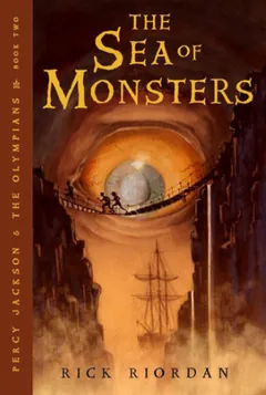 The Sea of Monsters by Rick Riordan, book cover