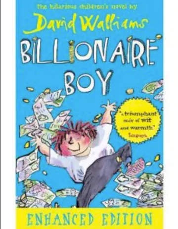 Billionaire Boy by David Walliams, book cover