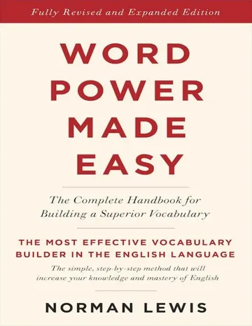Word Power Made Easy by Norman Lewis, book cover