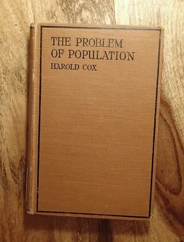 The Problem of Population by Harold Cox, book cover