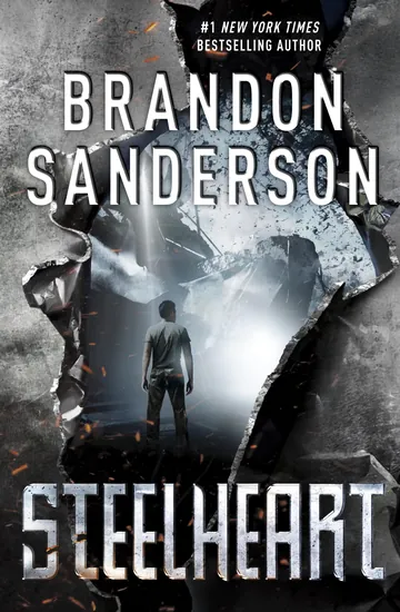 Steelheart by Brandon Sanderson, book cover