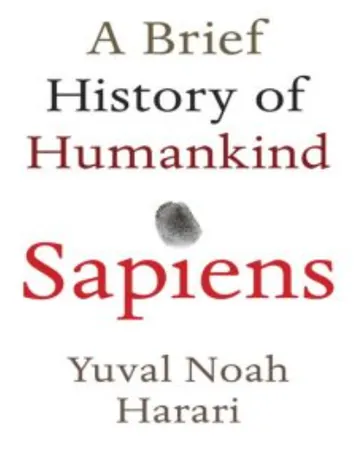Sapiens: A Brief History of Humankind by Yuval Noah Harari, book cover