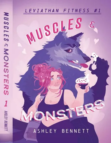 Muscles & Monsters by Ashley Bennett, book cover
