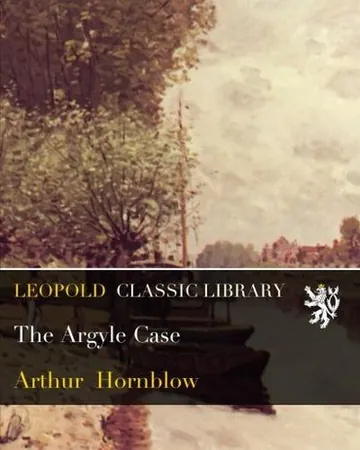 The Argyle Case by Arthur Hornblow, book cover