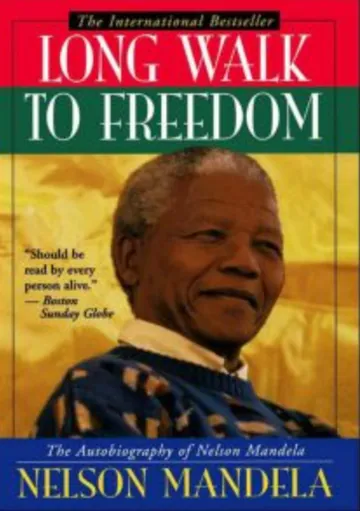 Long Walk to Freedom by Nelson Mandela, book cover
