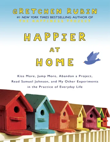 Happier at Home by Gretchen Rubin, book cover