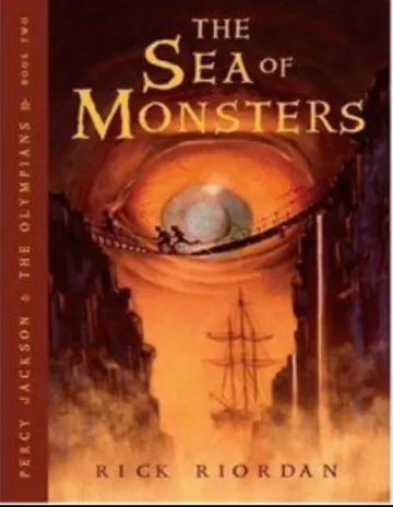 Percy Jackson and the Olympians #2 The Sea of Monsters by Rick Riordan, book cover