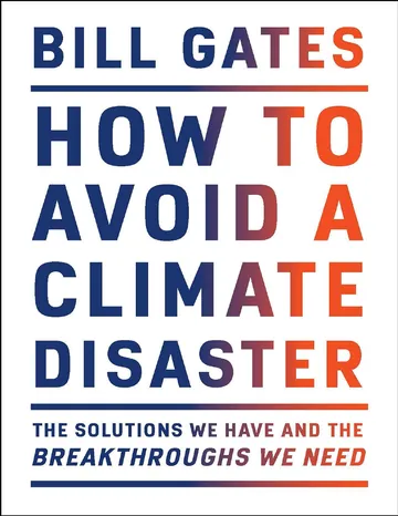 How to Avoid a Climate Disaster by Bill Gates, book cover
