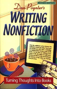 Writing Nonfiction by Dan Poynter, book cover