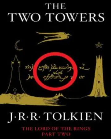 The Two Towers by J. R. R. Tolkien, book cover