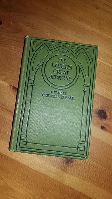 The World's Great Sermons Volume by Grenville Kleiser, book cover