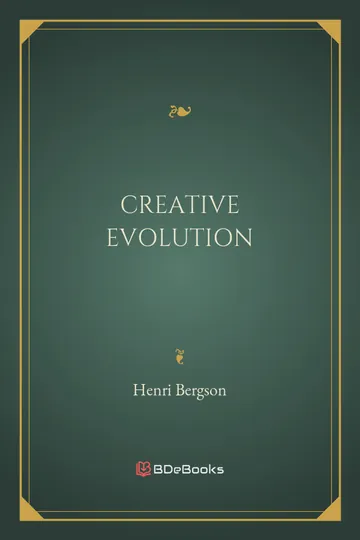 Creative Evolution by Henri Bergson, book cover