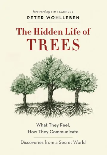 The Hidden Life of Trees by Peter Wohlleben, book cover