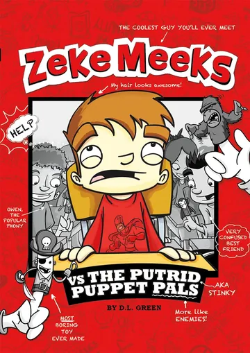 Zeke Meeks vs the Putrid Puppet Pals by D.L. Green, book cover