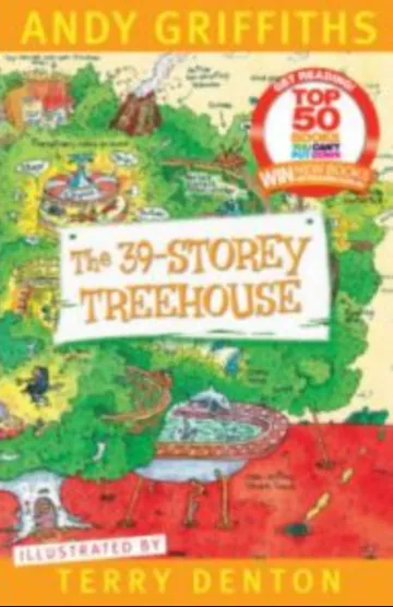 The 39-Storey Treehouse by Andy Griffiths, book cover