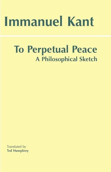 Perpetual Peace by Immanuel Kant, book cover