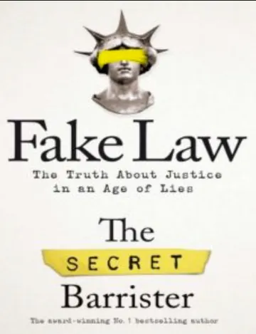 Fake Law by Secret Barrister, book cover