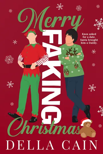 Merry Faking Christmas by Della Cain, book cover