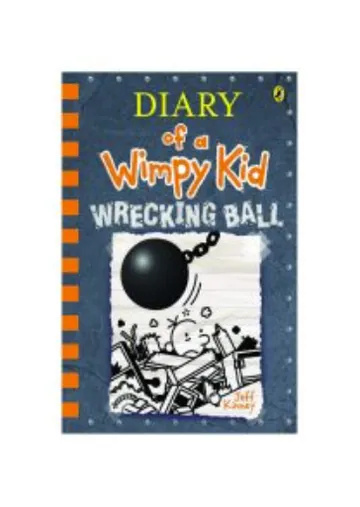Diary of a Wimpy Kid #14 Wrecking Ball by Jeff Kinney, book cover