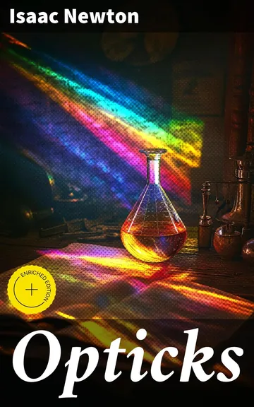 Opticks by Isaac Newton, book cover