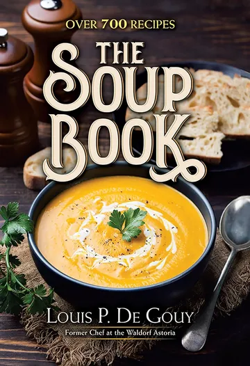 The Soup Book by Louis Pullig De Gouy, book cover