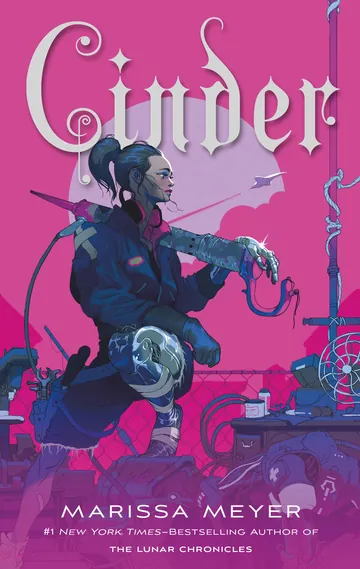 Cinder by Marissa Meyer, book cover