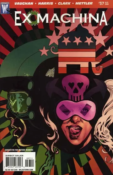 Ex Machina Issue 37 by Brian K. Vaughan, book cover