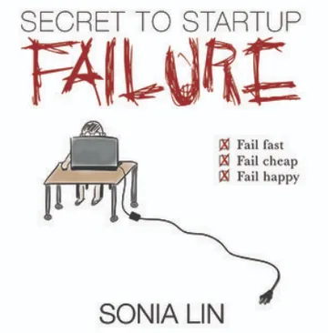 Secret to Startup Failure by Sonia Lin, book cover