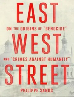 East West Street by Philippe Sands, book cover
