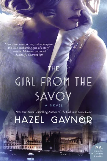 The Girl from the Savoy by Hazel Gaynor, book cover