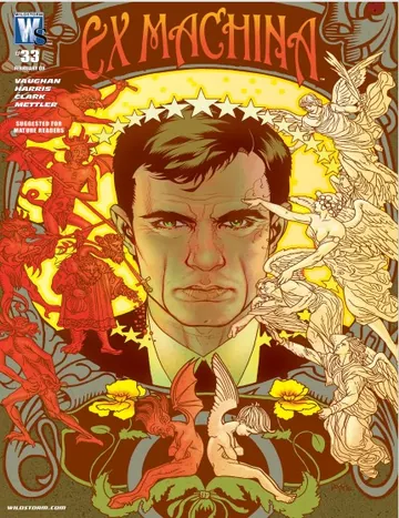 Ex Machina Issue 33 by Brian K. Vaughan, book cover