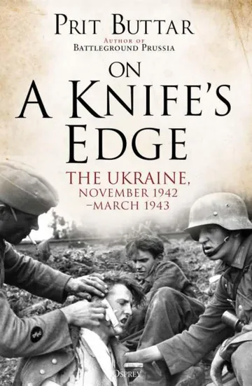 On a Knife's Edge by Prit Buttar, book cover