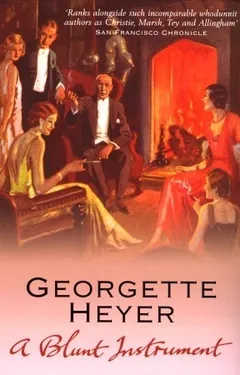 A Blunt Instrument by Georgette Heyer, book cover