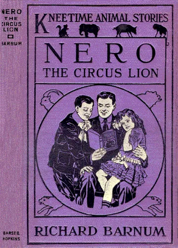 Nero, the Circus Lion by Richard Barnum, book cover