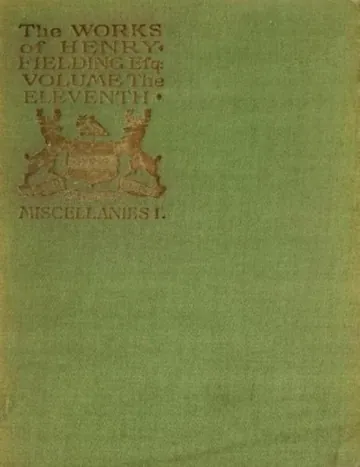 The Works of Henry Fielding by Henry Fielding, book cover