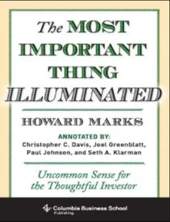 The Most Important Thing by Howard Marks, book cover