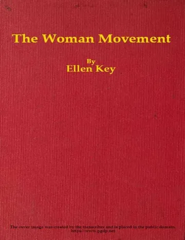 The Woman Movement by Ellen Key, book cover