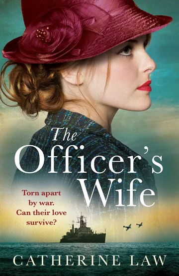 The Officer's Wife by Catherine Law, book cover