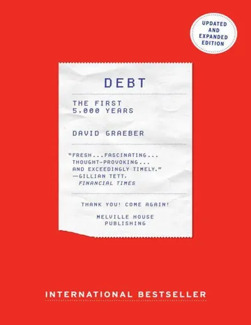 Debt: The First 5000 Years by David Graeber, book cover