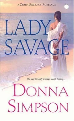 Lady Savage by Donna Lea Simpson, book cover