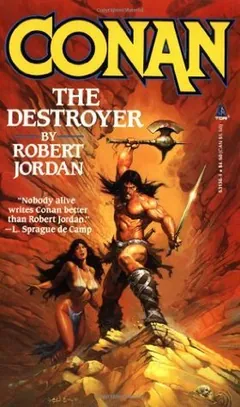 Conan the Destroyer by Robert Jordan, book cover