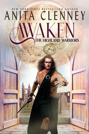 Awaken the Highland Warrior by Anita Clenney, book cover