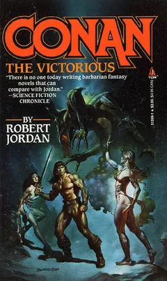 Conan the Victorious by Robert Jordan, book cover