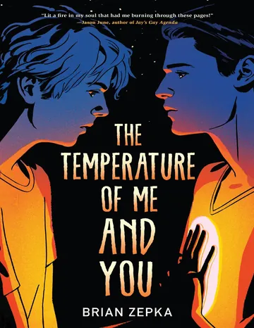 The Temperature of Me and You by Brian Zepka, book cover