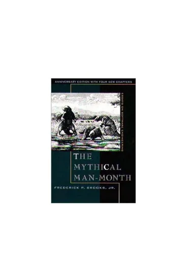 The Mythical Man-Month by Frederick P. Brooks Jr., book cover