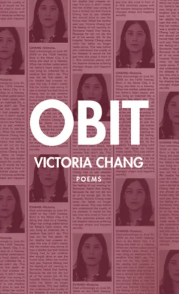 Obit by Victoria Chang, book cover
