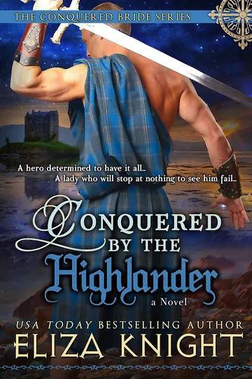Conquered by the Highlander by Eliza Knight, book cover