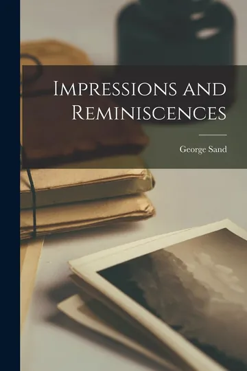 Impressions and Reminiscences by George Sand, book cover