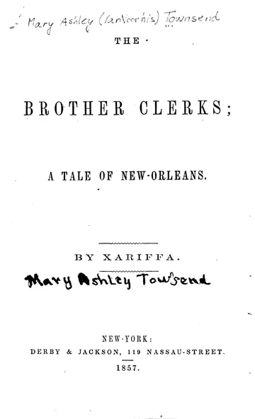 The Brother Clerks by Mary Ashley Townsend, book cover